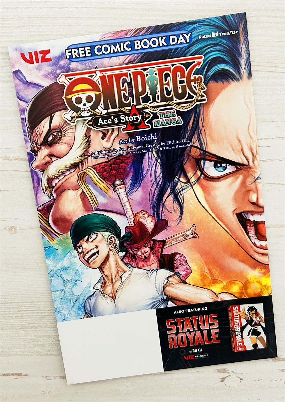 Free Comic Book Day 2024 – One Piece Ace's Story / Status Royale 15573 - фото 29031