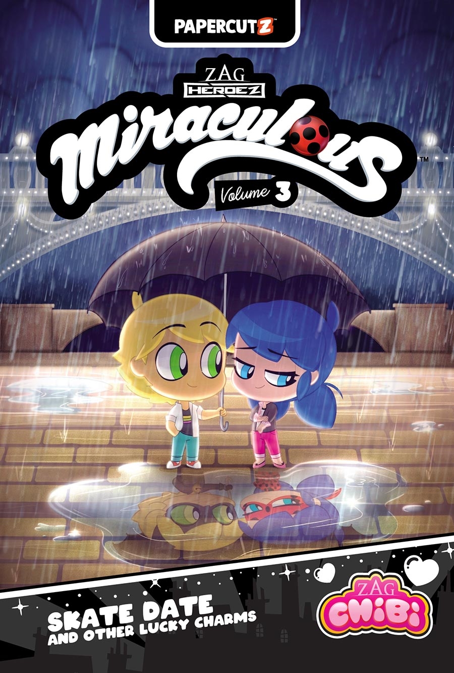 Miraculous Ladybug Chibi: Skate Date And Other Lucky Charms (HC –  Vol. 03) 17761 - фото 33085