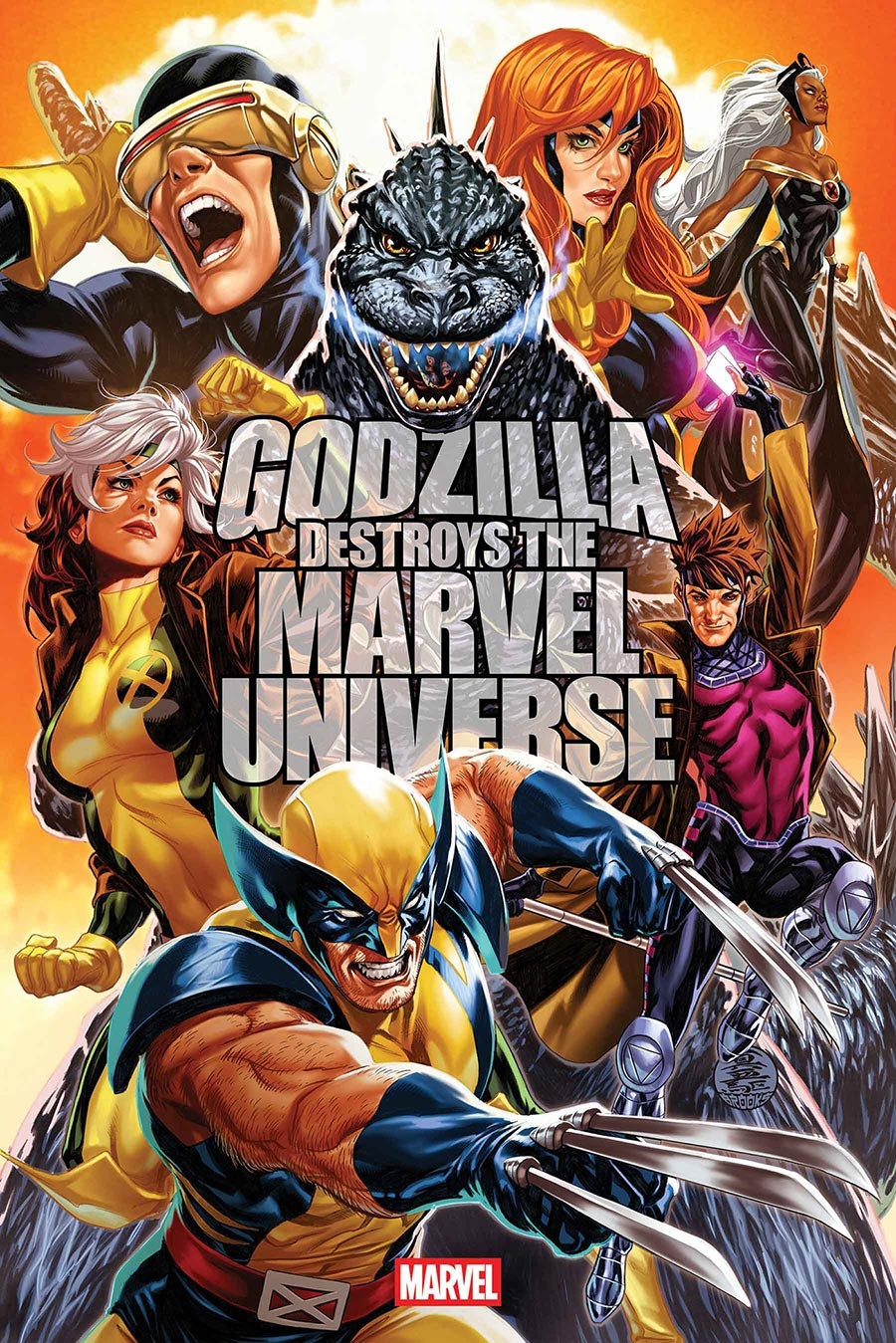 Godzilla Destroys The Marvel Universe #3 18001 - фото 33671