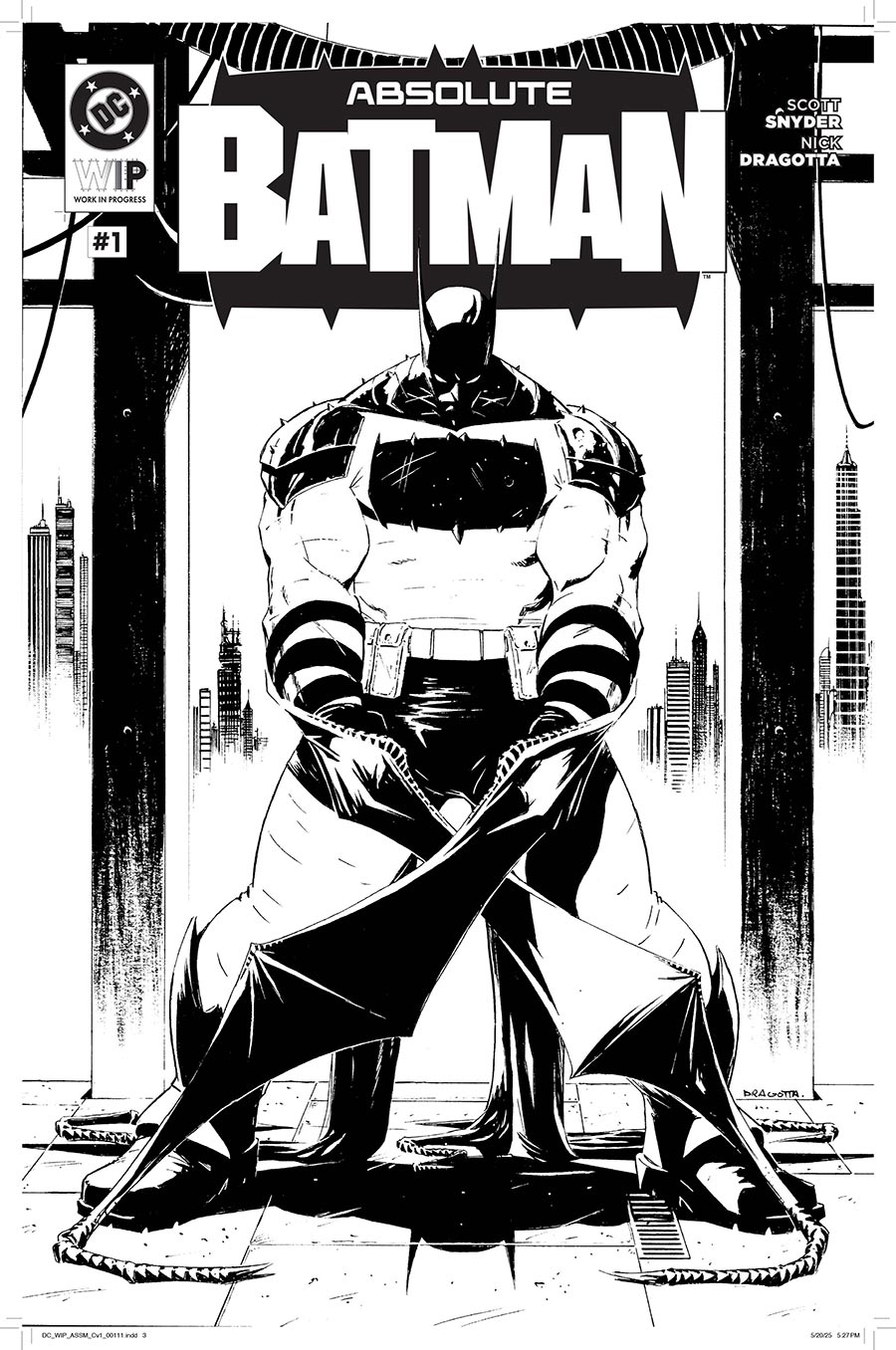 DC W.I.P. Absolute Batman #1 18271 - фото 33971