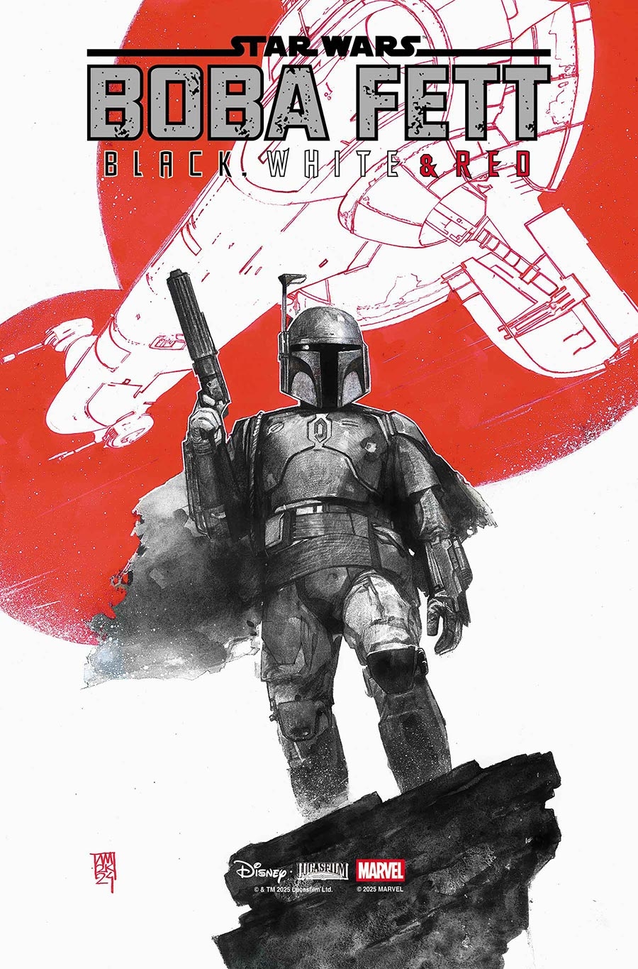 Star Wars: Boba Fett – Black, White & Red #1 18802 - фото 34991