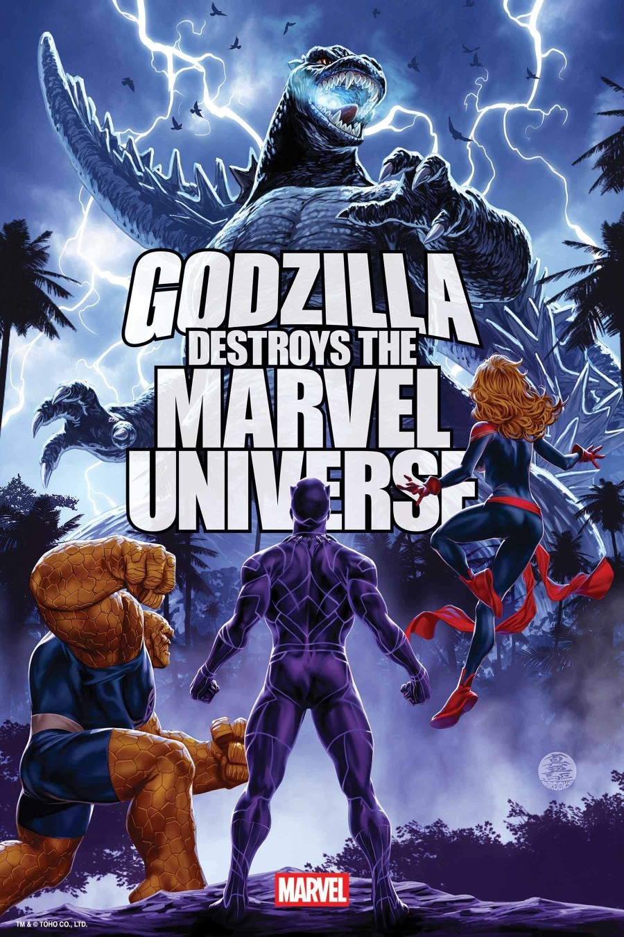 Godzilla Destroys The Marvel Universe #4 19495 - фото 36326