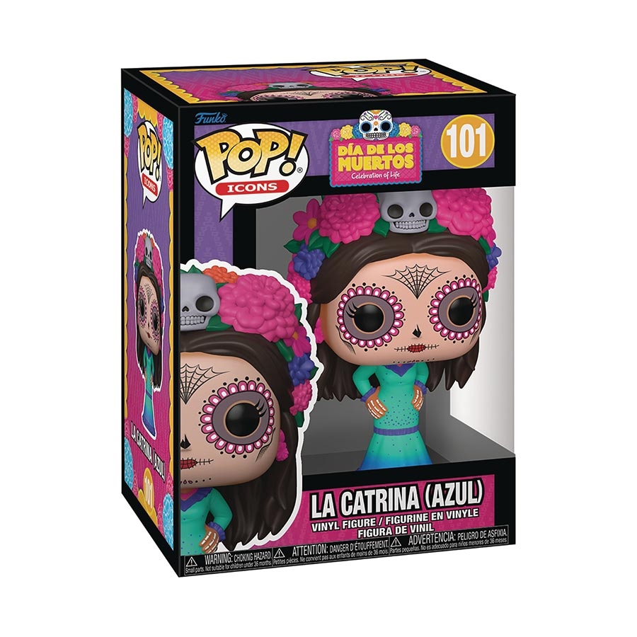 Funko POP! Dia De Los Muertos: La Catrina (Azul) 20329 - фото 37981