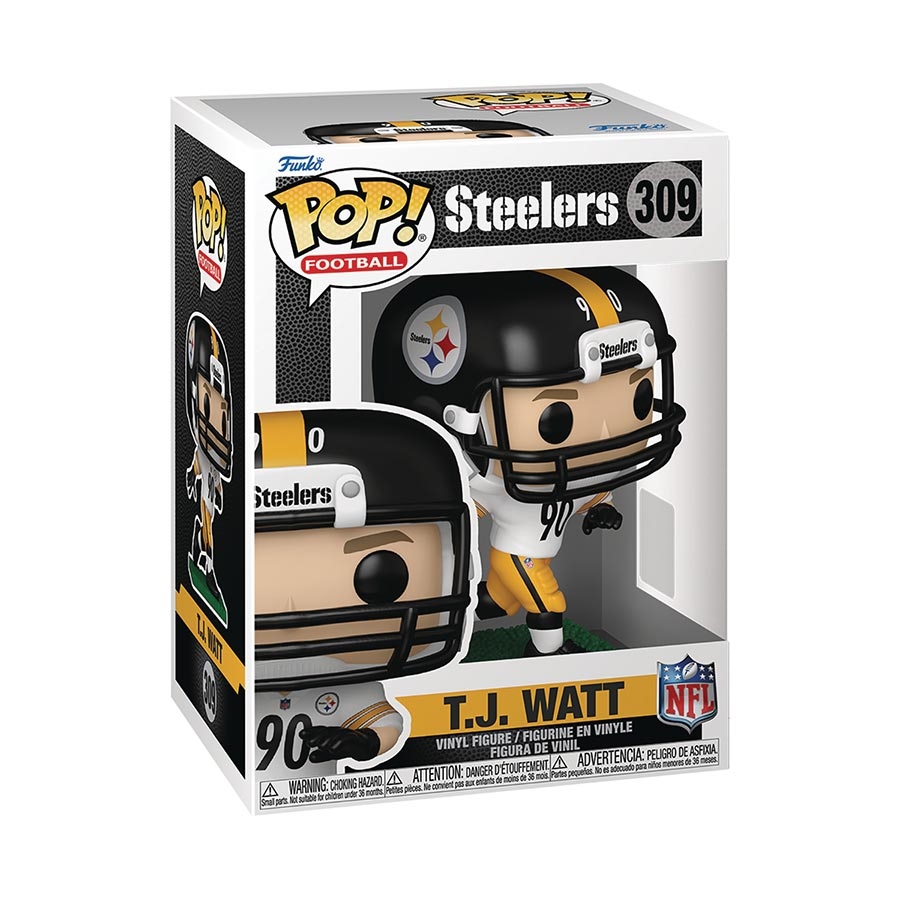 Funko POP! NFL – Pittsburgh Steelers: TJ Watt 20355 - фото 38032