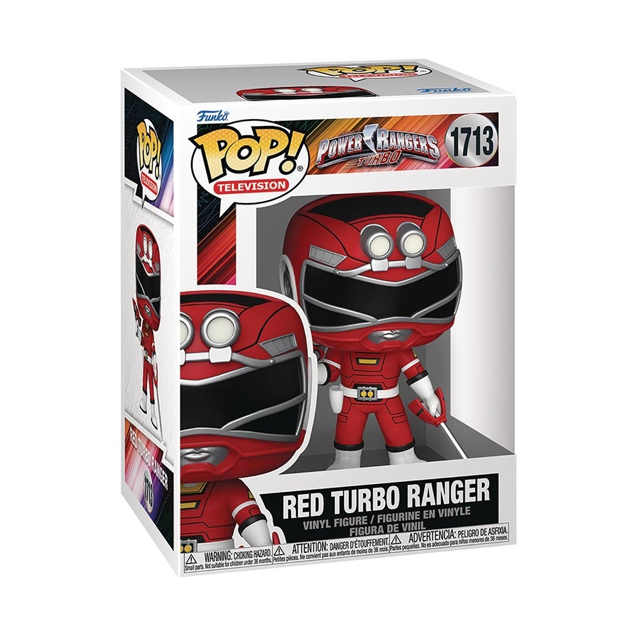 Funko POP! Power Rangers: Turbo – Red Turbo Ranger 20376 - фото 38074
