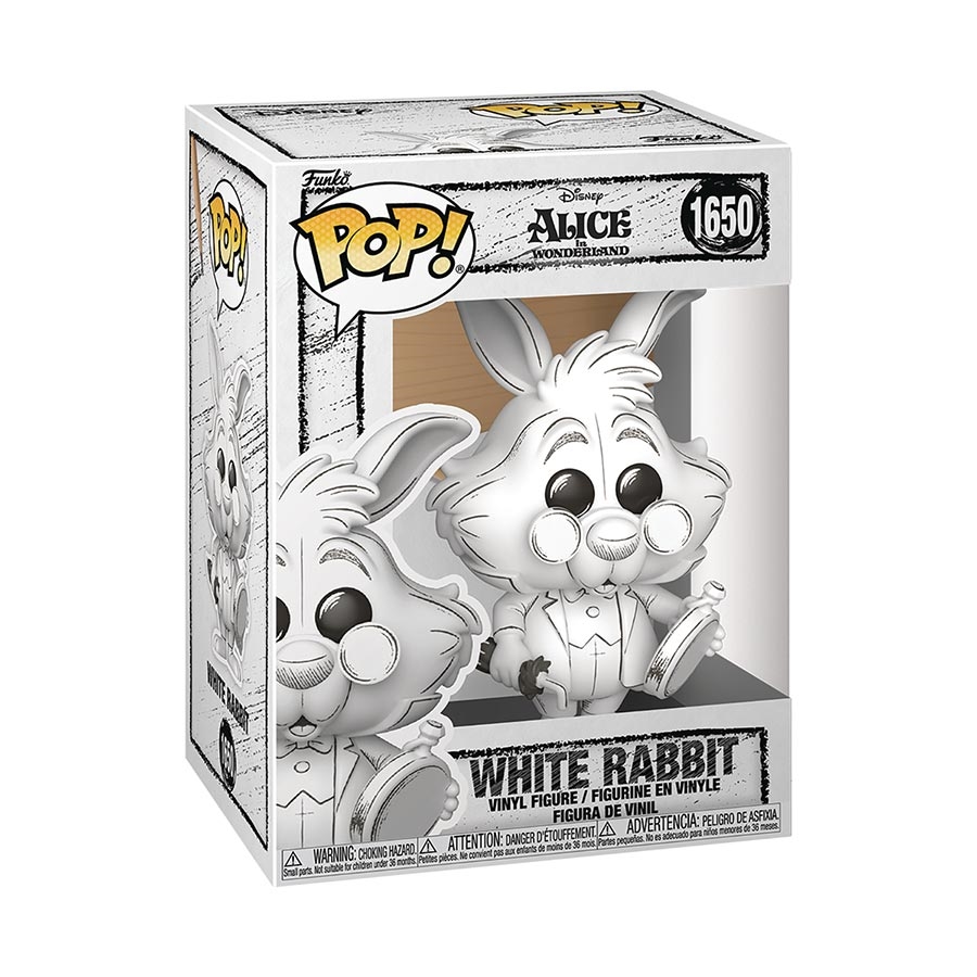 Funko POP! Disney Sketched – Alice in Wonderland: White Rabbit 22876 - фото 42752
