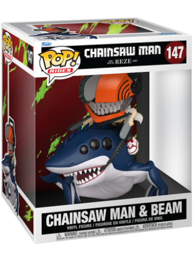 Funko POP! Deluxe – Chainsaw Man: The Movie: Reze Arc – Chainsaw Man & Beam (147) 32405