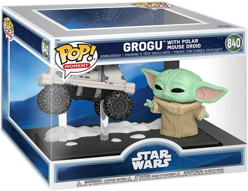 Funko POP! Moments: Star Wars – Grogu With Polar Mouse Droid (840) 33835
