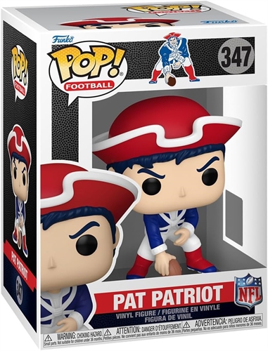 Funko POP! NFL Mascots – Patriots: Pat Patriot (347) 33999