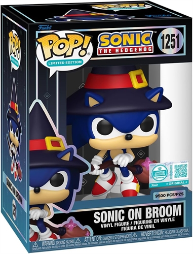 Funko POP! Sonic The Hedgehog – Sonic on Broom (Supreme Limited Edition – 9500 | 1251) 36795