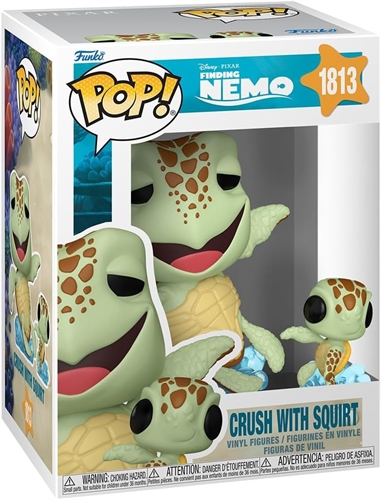 Funko POP! Finding Nemo – Crush with Squirt (1813) 37455