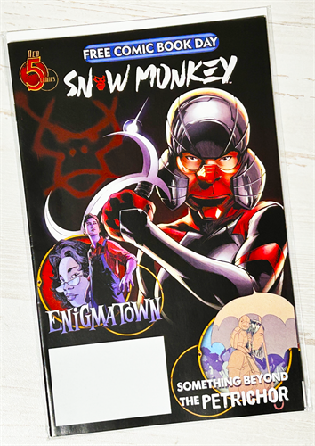 Free Comic Book Day 2025 – Snow Monkey / Enigmatown / Something Beyond the Petrichor 38915