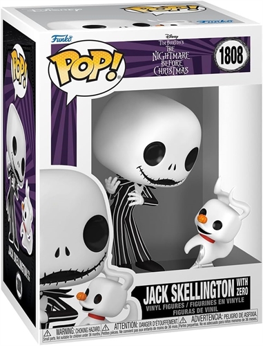 Funko POP! Nightmare Before Christmas – Jack with Zero (1808) 39028