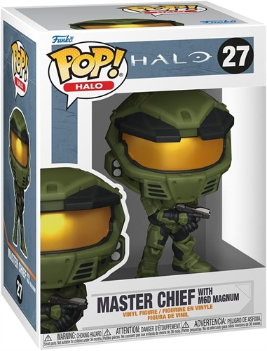 Funko POP! Halo: 25th Anniversary – Master Chief with M6D Magnum (27) 39096