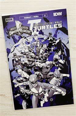 Mighty Morphin Power Rangers / Teenage Mutant Ninja Turtles II – Black & White Edition #1 9627