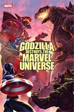 Godzilla Destroys The Marvel Universe #5 20877