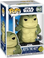 Funko POP! Star Wars: Mandalorian &amp; Grogu – Rotta The Hutt (Glows In The Dark | 843) 33832