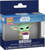 Funko POP! Keychain – Star Wars: Mandalorian &amp; Grogu - Grogu With Snack 33837